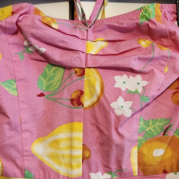 Lemon & Cherry Print Playsuit Romper Jumpsuit - Picture 3 of 4